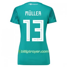 Billige Fotballdrakter Tyskland Müller 13 Dame VM 2018 Bortedraktsett